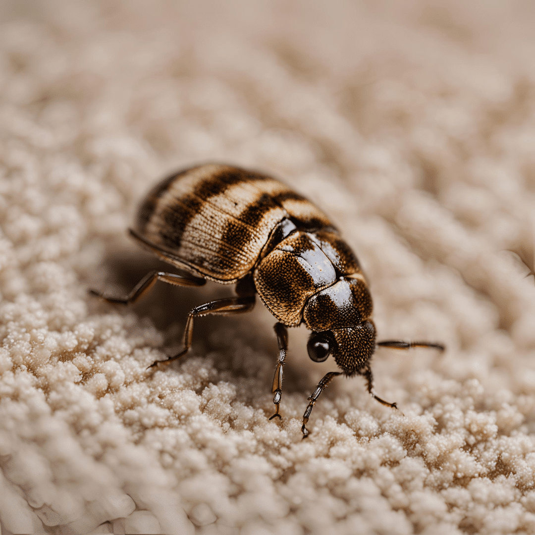 close up image of carpet beetle